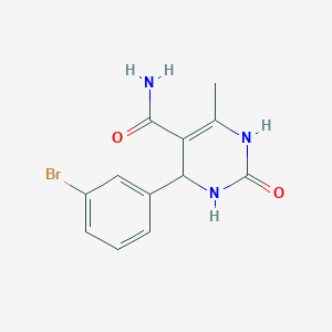 4-(3-bromophenyl)-6-methyl-2-oxo-3,4-dihydro-1H-pyrimidine-5-carboxamide