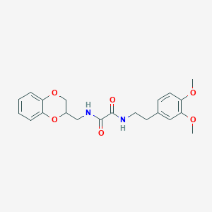 N-(2,3-dihydro-1,4-benzodioxin-2-ylmethyl)-N'-[2-(3,4-dimethoxyphenyl)ethyl]ethanediamide