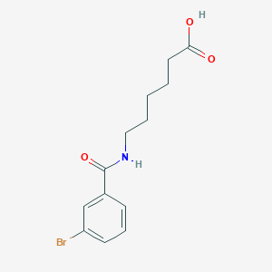 molecular formula C13H16BrNO3 B405174 6-[(3-Bromobenzoyl)amino]hexanoic acid CAS No. 22834-48-6