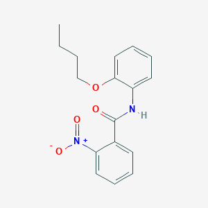 molecular formula C17H18N2O4 B4051742 N-(2-butoxyphenyl)-2-nitrobenzamide 