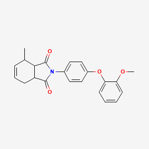 2-[4-(2-methoxyphenoxy)phenyl]-4-methyl-3a,4,7,7a-tetrahydroisoindole-1,3-dione