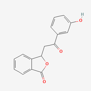 3-[2-(3-hydroxyphenyl)-2-oxoethyl]-3H-2-benzofuran-1-one