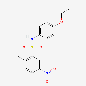 N-(4-ethoxyphenyl)-2-methyl-5-nitrobenzenesulfonamide