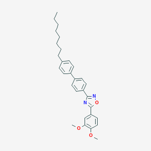 molecular formula C30H34N2O3 B405189 5-(3,4-Dimethoxyphenyl)-3-(4'-octylbiphenyl-4-yl)-1,2,4-oxadiazole 