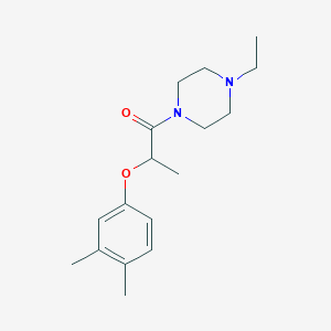 1-[2-(3,4-dimethylphenoxy)propanoyl]-4-ethylpiperazine