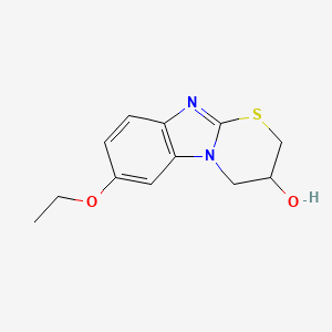 7-ethoxy-3,4-dihydro-2H-[1,3]thiazino[3,2-a]benzimidazol-3-ol