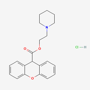 2-(1-piperidinyl)ethyl 9H-xanthene-9-carboxylate hydrochloride