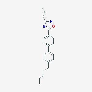 molecular formula C22H26N2O B405199 5-(4'-Pentylbiphenyl-4-yl)-3-propyl-1,2,4-oxadiazole 