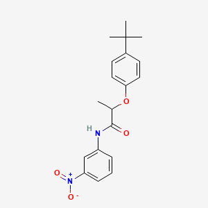 2-(4-tert-butylphenoxy)-N-(3-nitrophenyl)propanamide