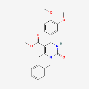 molecular formula C22H24N2O5 B4052081 Antiviral agent 10 