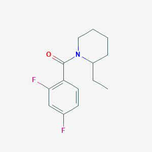 molecular formula C14H17F2NO B4052154 (2,4-Difluorophenyl)-(2-ethylpiperidin-1-yl)methanone 