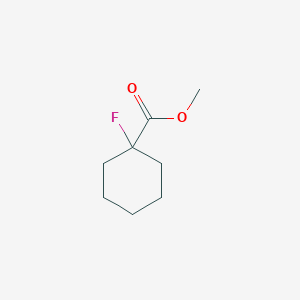 molecular formula C8H13FO2 B040522 Methyl 1-fluorocyclohexanecarboxylate CAS No. 117169-32-1