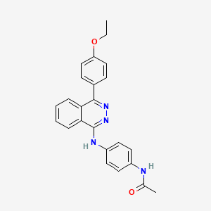 N-(4-{[4-(4-ethoxyphenyl)-1-phthalazinyl]amino}phenyl)acetamide