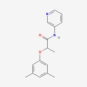 molecular formula C16H18N2O2 B4052242 2-(3,5-二甲基苯氧基)-N-3-吡啶基丙酰胺 