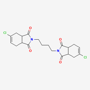 2,2'-(1,4-butanediyl)bis(5-chloro-3a,4,7,7a-tetrahydro-1H-isoindole-1,3(2H)-dione)