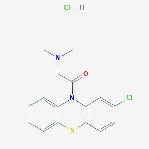 [2-(2-chloro-10H-phenothiazin-10-yl)-2-oxoethyl]dimethylamine hydrochloride