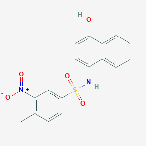 N-(4-hydroxynaphthalen-1-yl)-4-methyl-3-nitrobenzenesulfonamide