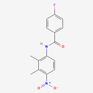 N-(2,3-dimethyl-4-nitrophenyl)-4-fluorobenzamide