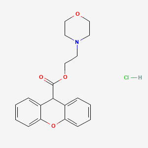 molecular formula C20H22ClNO4 B4052838 2-(4-morpholinyl)ethyl 9H-xanthene-9-carboxylate hydrochloride 