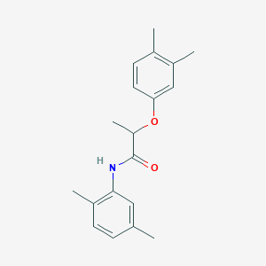 molecular formula C19H23NO2 B4052886 2-(3,4-二甲基苯氧基)-N-(2,5-二甲基苯基)丙酰胺 