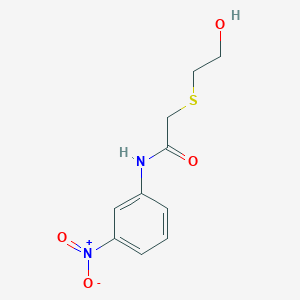 2-[(2-hydroxyethyl)thio]-N-(3-nitrophenyl)acetamide