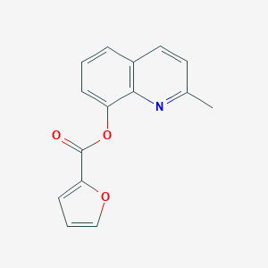 molecular formula C15H11NO3 B405300 2-Methyl-8-quinolinyl 2-furoate CAS No. 419541-93-8