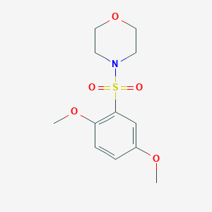 molecular formula C12H17NO5S B405301 4-[(2,5-Dimethoxyphenyl)sulfonyl]morpholine CAS No. 38561-25-0