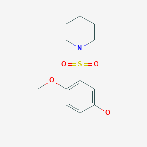 molecular formula C13H19NO4S B405302 1-[(2,5-Dimethoxyphenyl)sulfonyl]piperidine 