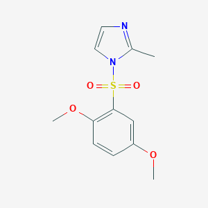 molecular formula C12H14N2O4S B405303 1-(2,5-Dimethoxyphenyl)sulfonyl-2-methylimidazole CAS No. 364740-17-0