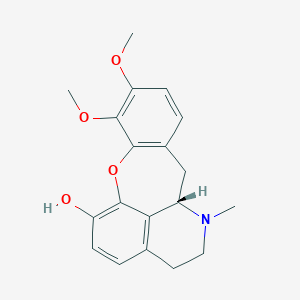 molecular formula C19H21NO4 B040531 (+)-肉叶藤碱 CAS No. 112547-16-7