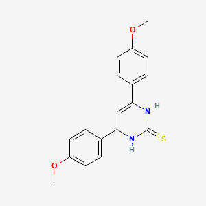 4,6-Bis(4-methoxyphenyl)-1,3,6-trihydropyrimidine-2-thione