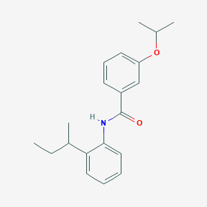 N-[2-(butan-2-yl)phenyl]-3-(propan-2-yloxy)benzamide