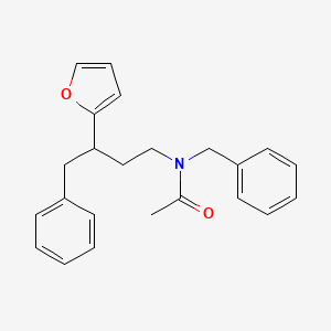 N-benzyl-N-[3-(furan-2-yl)-4-phenylbutyl]acetamide