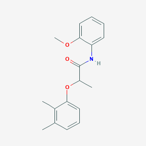 molecular formula C18H21NO3 B4053391 2-(2,3-dimethylphenoxy)-N-(2-methoxyphenyl)propanamide 