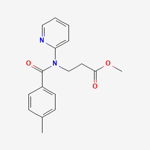 Methyl 3-[(4-methylbenzoyl)-pyridin-2-ylamino]propanoate