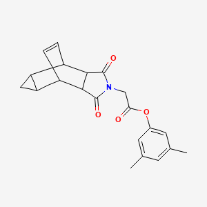 3,5-dimethylphenyl (1,3-dioxooctahydro-4,6-ethenocyclopropa[f]isoindol-2(1H)-yl)acetate