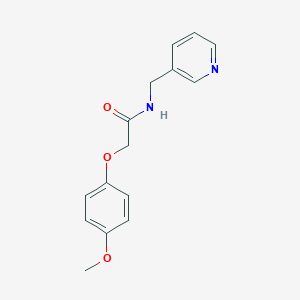 molecular formula C15H16N2O3 B405347 2-(4-methoxyphenoxy)-N-(pyridin-3-ylmethyl)acetamide 