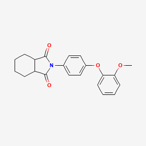 2-[4-(2-methoxyphenoxy)phenyl]hexahydro-1H-isoindole-1,3(2H)-dione