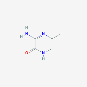 molecular formula C5H7N3O B040536 3-Amino-5-methylpyrazin-2-ol CAS No. 89179-61-3