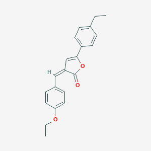 molecular formula C21H20O3 B405361 3-(4-ethoxybenzylidene)-5-(4-ethylphenyl)-2(3H)-furanone 