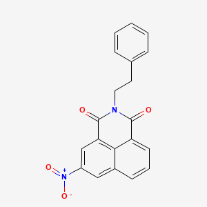 5-nitro-2-(2-phenylethyl)-1H-benzo[de]isoquinoline-1,3(2H)-dione