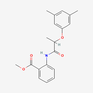 methyl 2-{[2-(3,5-dimethylphenoxy)propanoyl]amino}benzoate