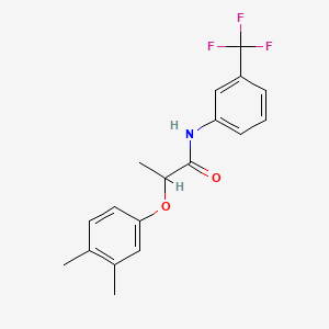 2-(3,4-dimethylphenoxy)-N-[3-(trifluoromethyl)phenyl]propanamide