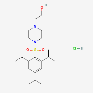 2-{4-[(2,4,6-triisopropylphenyl)sulfonyl]-1-piperazinyl}ethanol hydrochloride