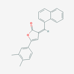 5-(3,4-dimethylphenyl)-3-(1-naphthylmethylene)-2(3H)-furanone