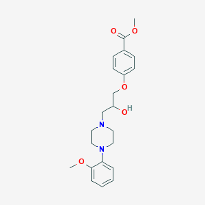 methyl 4-{2-hydroxy-3-[4-(2-methoxyphenyl)-1-piperazinyl]propoxy}benzoate