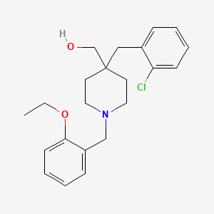 [4-(2-chlorobenzyl)-1-(2-ethoxybenzyl)-4-piperidinyl]methanol