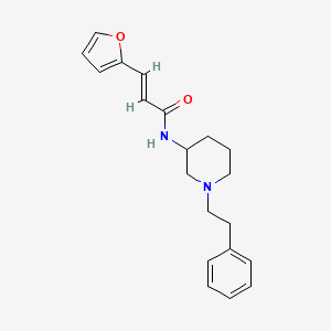 (2E)-3-(2-furyl)-N-[1-(2-phenylethyl)-3-piperidinyl]acrylamide