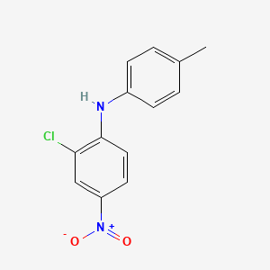 molecular formula C13H11ClN2O2 B4054031 2-chloro-N-(4-methylphenyl)-4-nitroaniline 