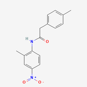 N-(2-methyl-4-nitrophenyl)-2-(4-methylphenyl)acetamide